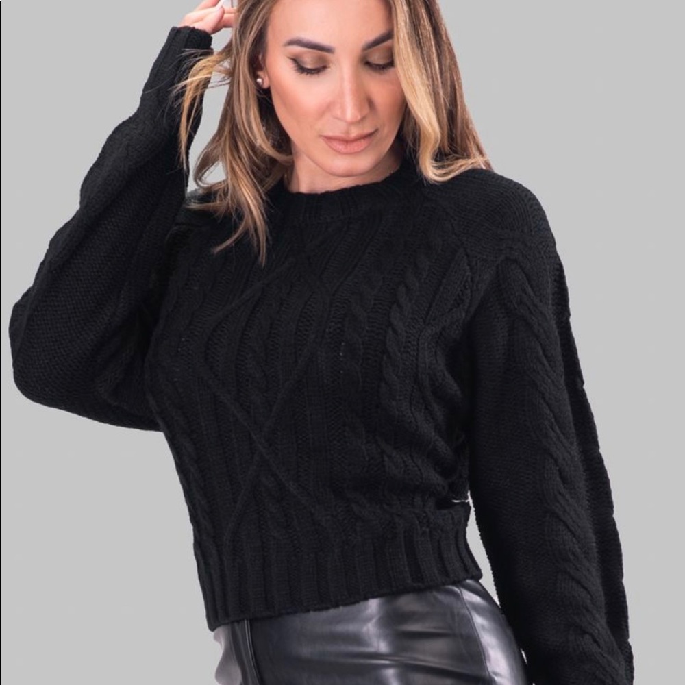 ByEgreis Black Marci Sweater {NWOT}